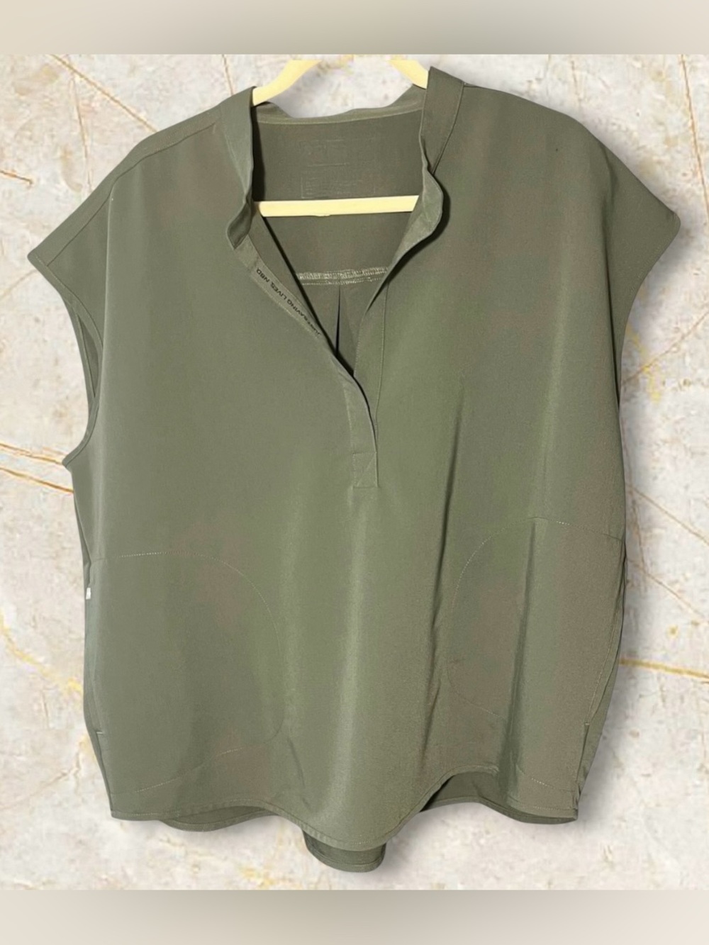 💚Figs Moss Rafaela Oversized Scrub Top Size XXL EUC Wear figs